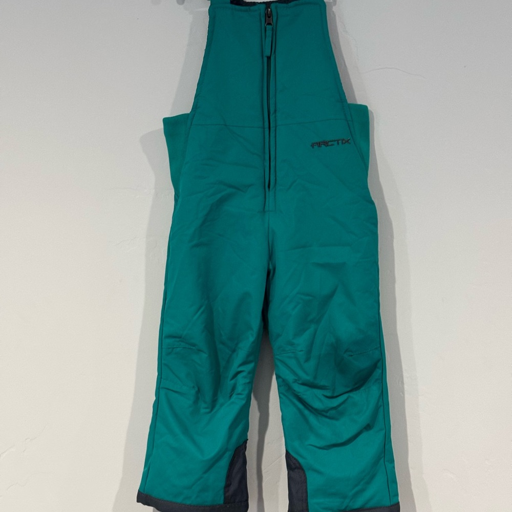 Arctix Infant/Toddler Teal chest High Snow Bib Overalls - Picture 2 of 5